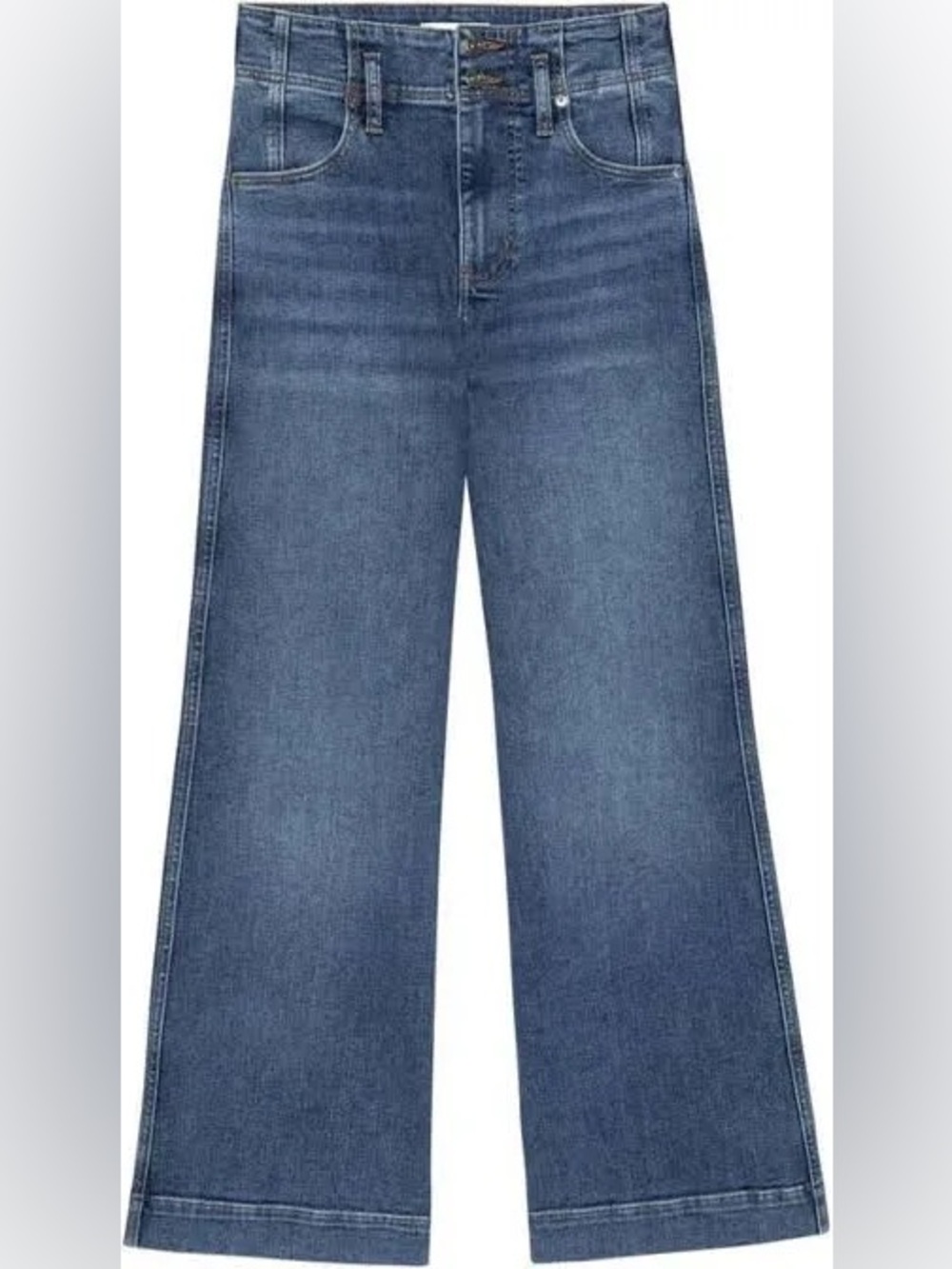 Frame denim- the seamed wide trouser crop